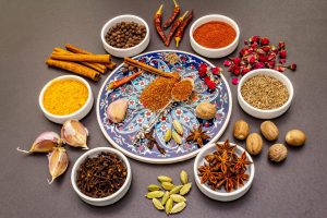 A selection of spices